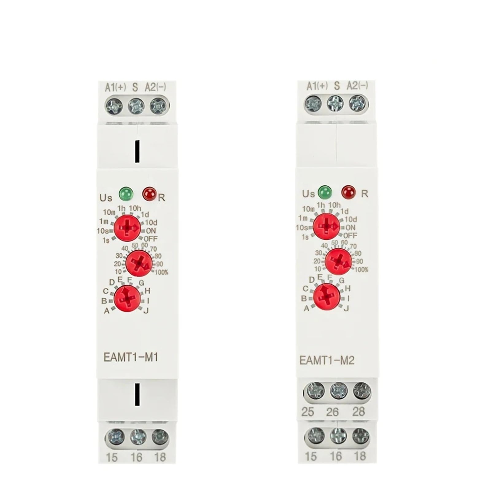 Relais temporisé 16A EAMT1-M2 avec 10 choix de fonctions et programmation