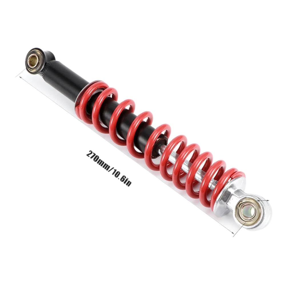 Amortisseur à Ressort en Acier 270 mm Compatible Avec Pit Bike 50cc à 125cc