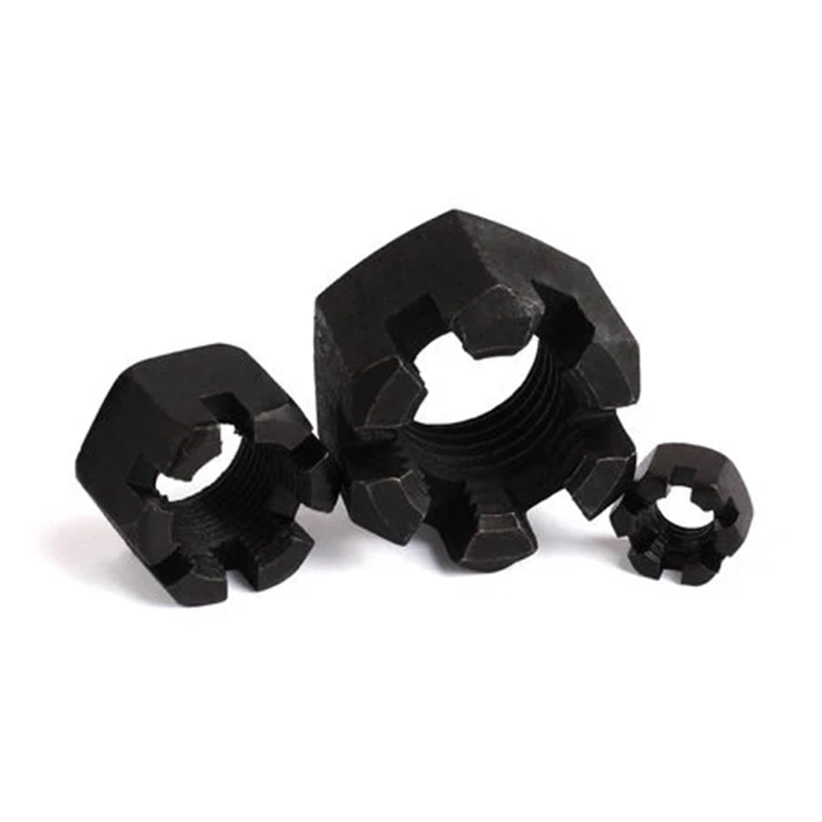 Dado esagonale scanalato GB58 M6 a M18 dadi di bloccaggio scanalati di varie dimensioni, confezione da 5 in acciaio al carbonio(16mmx2mm)