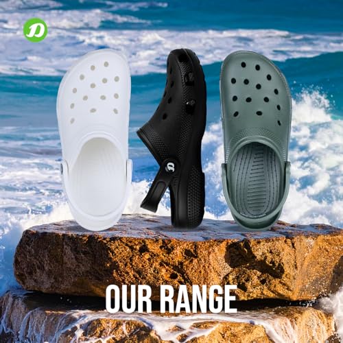 Image of DOCTOR EXTRA SOFT Men's Classic Casual Clogs /Sandals with Adjustable Back Strap for Adult | Comfortable & Light Weight | Stylish & Anti-Skid | Waterproof & Daily Mules for Gents & Boys D-501
