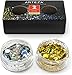 Produktbild Arteza holographischer Glitter, 2-er Set Farben Diamond & Fancy, Gläser mit jeweils 5 g., grober Glitter als Nagel-Glitzer, Body-Glitter, Bastel-Glitzer, Glitzer-Makeup