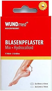 Wundmed Hydrocolloid Mix Bubble Plasters 5 Pieces
