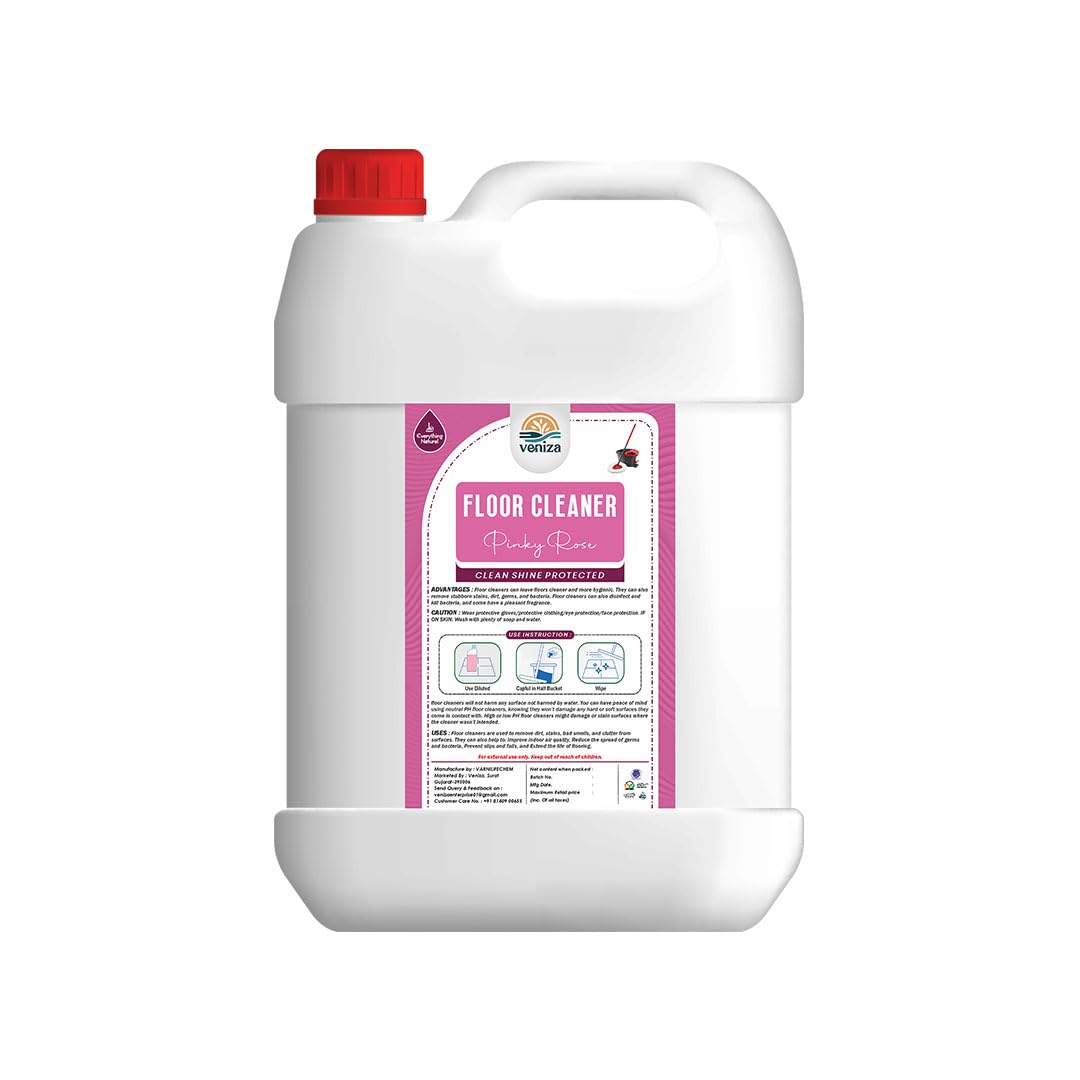 Veniza Pink rose Disinfectant Surface & Floor Cleaner Liquid | Suitable for All Floor Cleaner Mops | Kills 99.9% Germs| Indias #1 Floor Cleaner (B0D7HQJKXG) Amazon Price History, Amazon Price Tracker