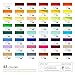 MEEDEN Gouache Paint Tube Set - 48 x 12ml (0.4 oz) Colors Art Paint Supplies for Artists Students Beginners - Rich Pigment Art Paints for Canvas Painting