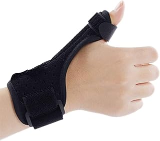 Thumb Brace - for Tendonitis and Arthritis - Fits Men and Women Left and Right Hand - Spica Splint Support Wrap - Wrist Stabilizer for Carpal Tunnel, Sprains, and Trigger Pain Relief