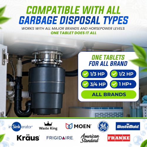 True Fresh Garbage Disposal Cleaner Tablets, Large 15g Drop-In Fresh Ocean Tablets, Deep Foaming Sink & Drain Cleaner for Buildup, Grease & Residue, Disposal Cleaner and Deodorizer, 24 Pack XL Value! — view 5