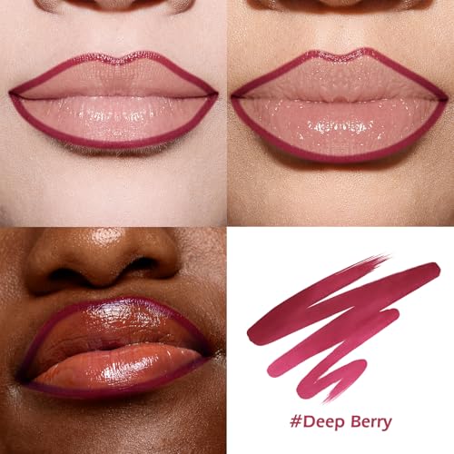 KIMUSE Peel Off Lip Liner Stain, Lápiz de contorno de labios extraíble, mate, impermeable, delineador de labios pelable de larga duración, delineador de labios extraíble - imagen 4