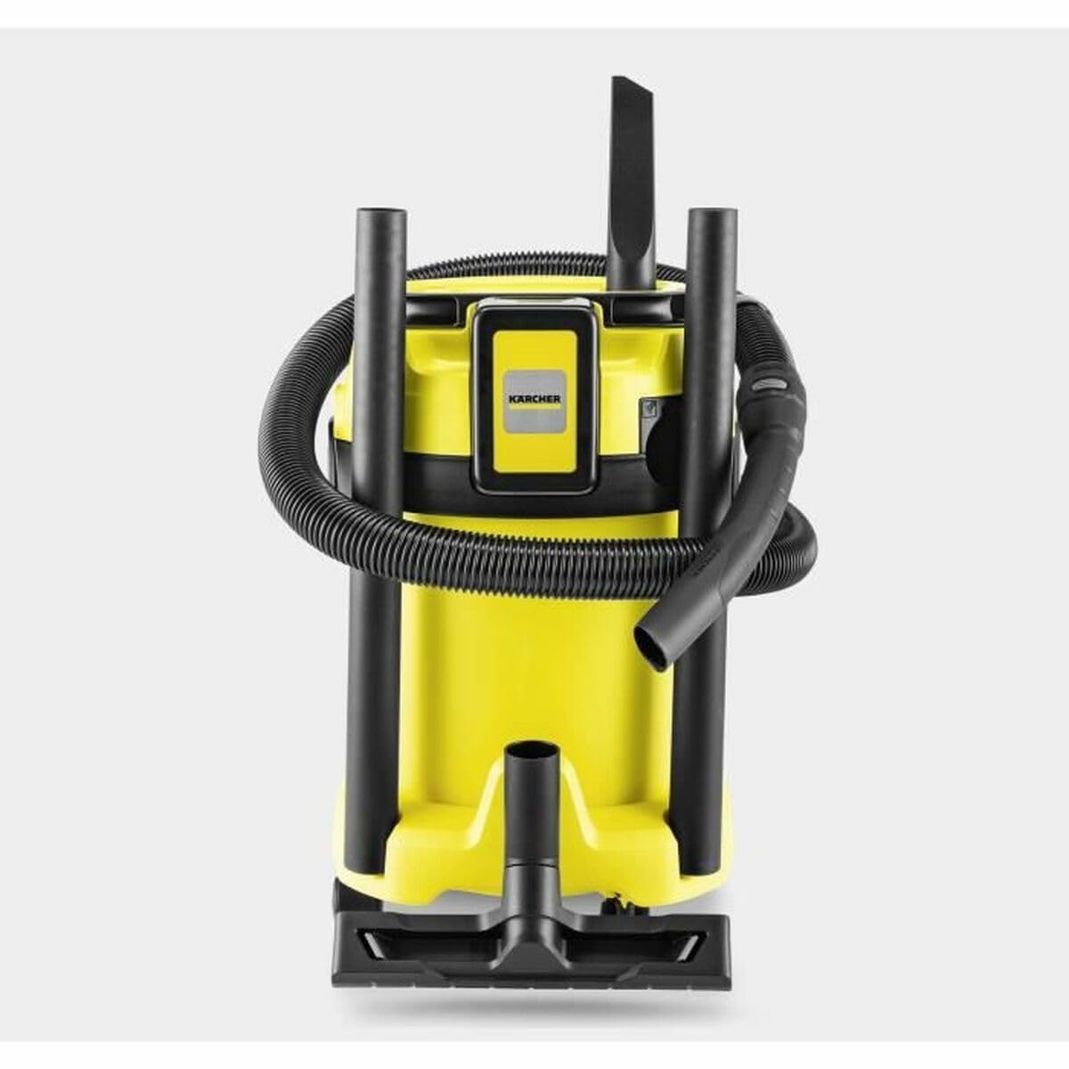 KÄRCHER aspiratore solidi liquidi a batteria WD 3-18 V-17/20, filtro a cartuccia, tubo di aspirazione: 2 m, contenitore in plastica: 17 l, utilizzabile con batteria 18V non inclusa