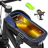 Seguridad y Estabilidad: el sistema de montaje del soporte impermeable para teléfono para bicicleta tiene un diseño único y está hecho de material ABS engrosado, que se puede montar y desmontar fácilmente sin herramientas. También se incluye una "almohadilla antideslizante", que no solo evita los golpes y mejora la estabilidad, sino que también garantiza que no haya rasguños desagradables. También más seguro que el sistema de cierre con velcro de otros proveedores
