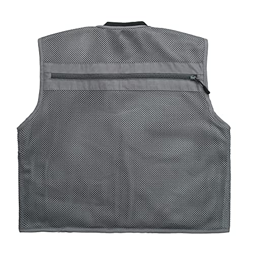 8 Fans Fishing Vest,Mesh Fly Fishing Vest For Men With Pockets Ideal For Fishing,Hunting,Photography Size Large #TOP1