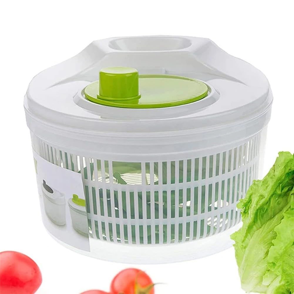 1Pc Soft And Non Fragile 5L Salad Spinner, Quick Drying And Easy To Disassemble And Install Vegetable Drainer, For Any Kitchen