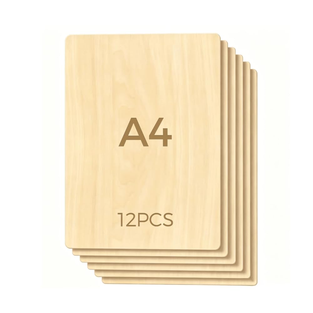 3IDEA Toocaa 1/8" A4 Basswood Plywood (12pcs)-image-40