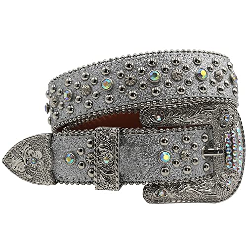 Ceinture cowboy cristal boucle ardillon idéale pour les festivals et soirées