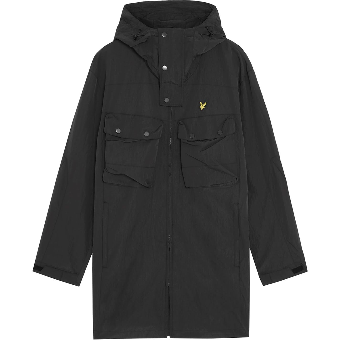 Lyle And Scott Men's Black Guard Parka in Size M, Sports Direct