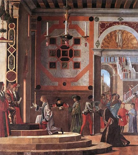 Lienzo pintura decorativa de Vittore Carpaccio de 60x90cm para cuadros de pared de salón