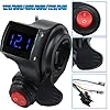E-Bicycle Thumb Throttle Speed Control, Thumb Throttle Power Switch with LED Display for Electric Scooter, Pocket Bike #1