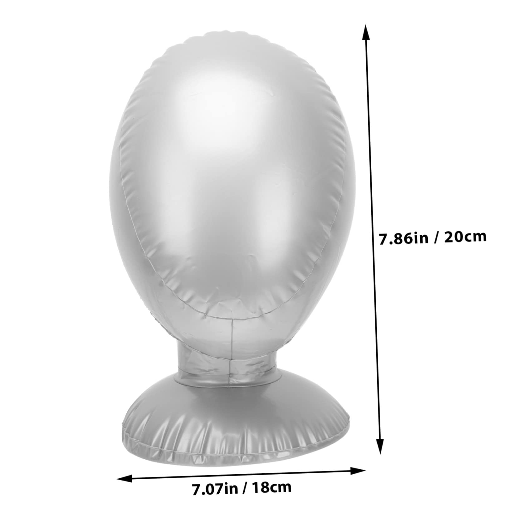 IWOWHERO 1Pc Inflatable Wig Display Tool Head Model for Hat Storage and Presentation for Home and Shop Use Lightweight and Durable Hat Holder