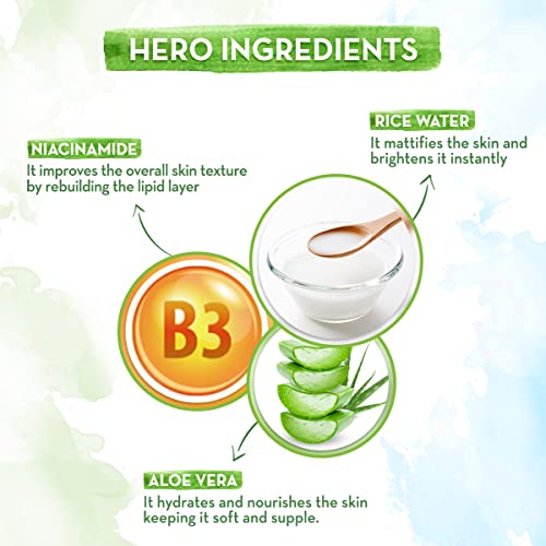 Mamaearth Rice Oil-Free Face Moisturizer for Oily Skin, With Rice Water & Niacinamide for Glass Skin - 80 g - Image 6