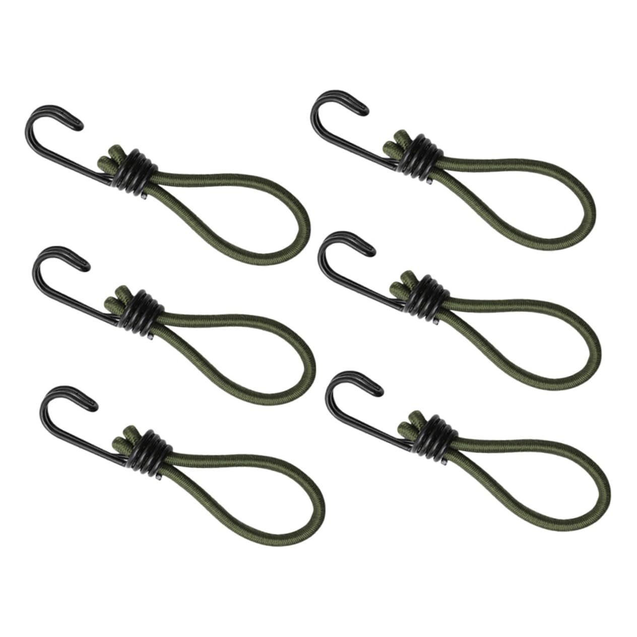Toyvian 5 Sätze Zelt Zubehör Bausatz Zelthaken Für Den Boden Zelte Campinggurte Campingzubehör Seilschnalle Ziehen Windkabelhaken Camping Zelt Fixator Eisen Olive Green 6 Stücke * 5