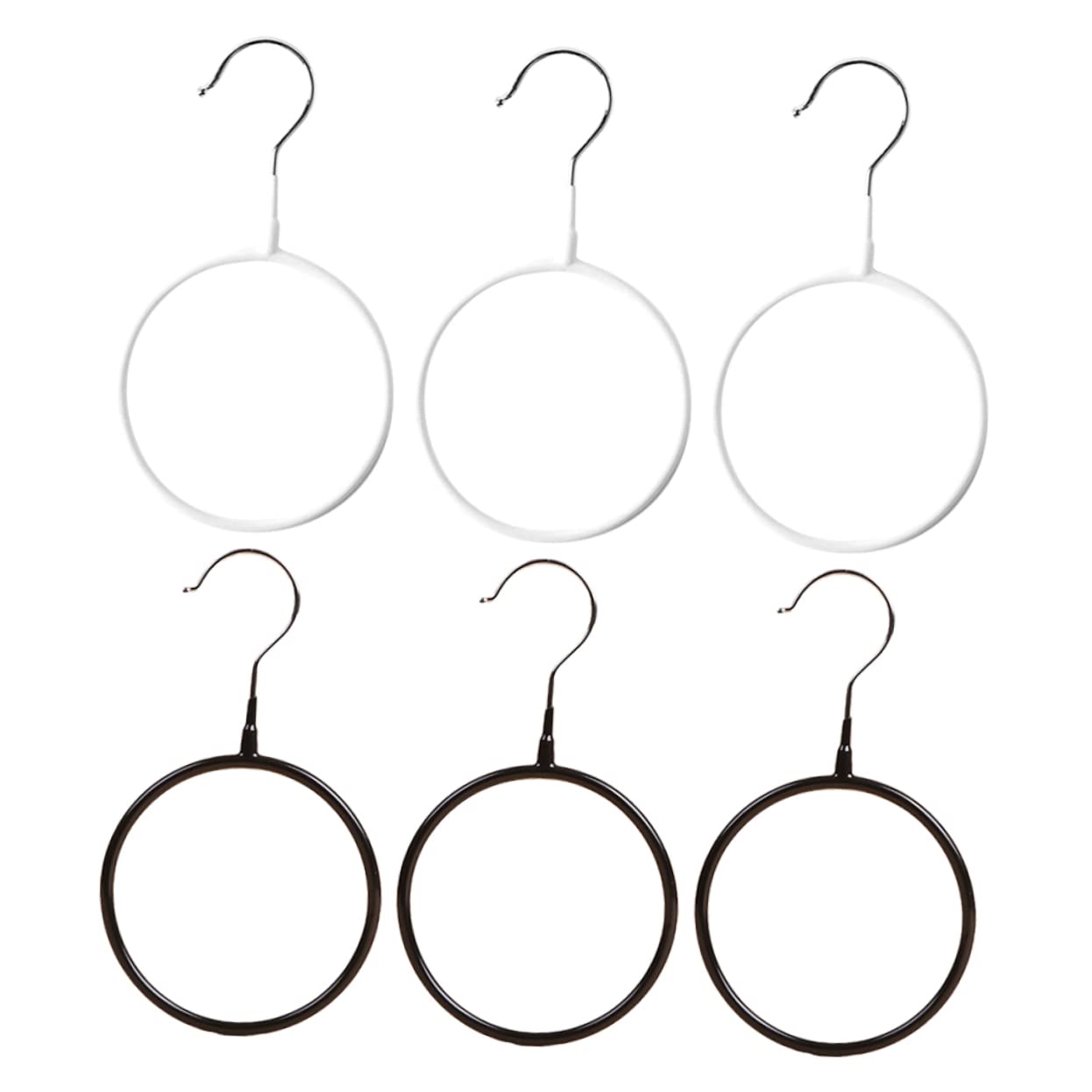 Alipis Metal Ring Hook Scarf Storage Ring Scarf Hanger Organizer Belt Scarf Hangers Necktie Scarf Holding Ring