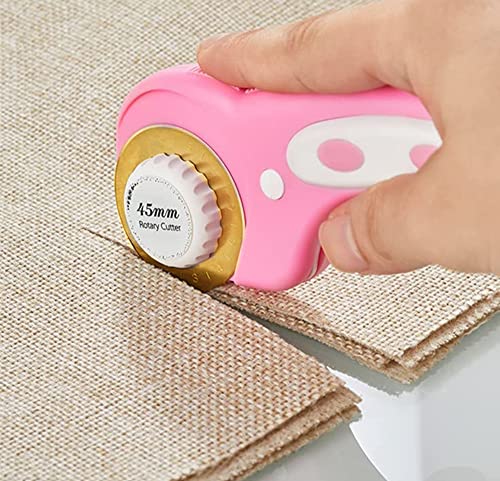 Fbshicung Pacote com 10 lâminas giratórias revestidas de titânio, lâminas de substituição de 45 mm,