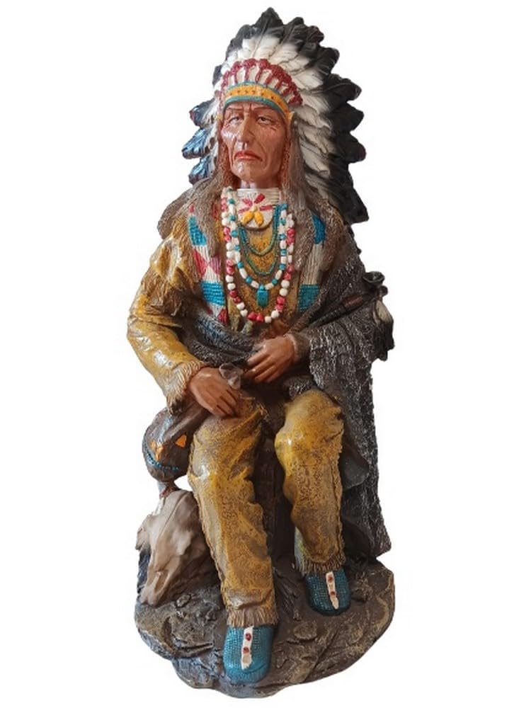 Starlux plastique chef indien avec calumet de la paix STARLUX complet