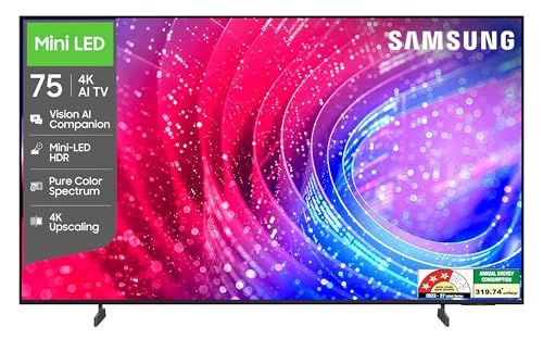 Image of Samsung 75 inches 4K Mini LED Samsung Vision AI Smart TV UA75M2EHAULXL