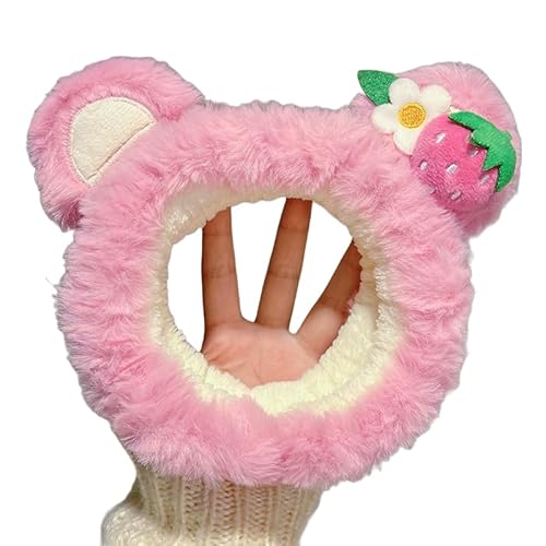 2個セット ヘアバンド レディース 秋冬 洗顔用ヘッドバンド プラッシュヘアプレス 滑り止めヘアピン ヘッドドレス エクササイズ ヨガ メイクアップヘッドバンド(Hair Band Fan Flower)