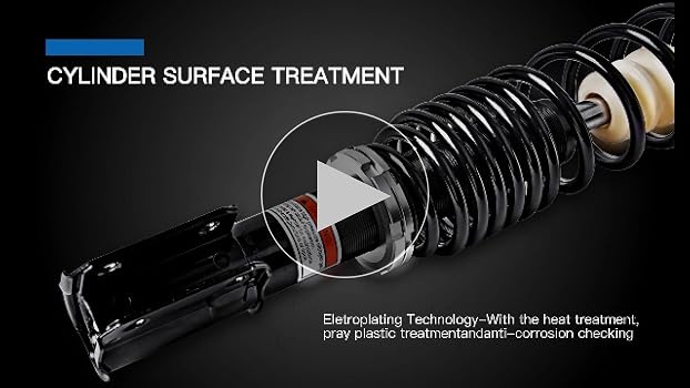 Amazon.com: KLV Front Shock Absorber Set Twin Tube