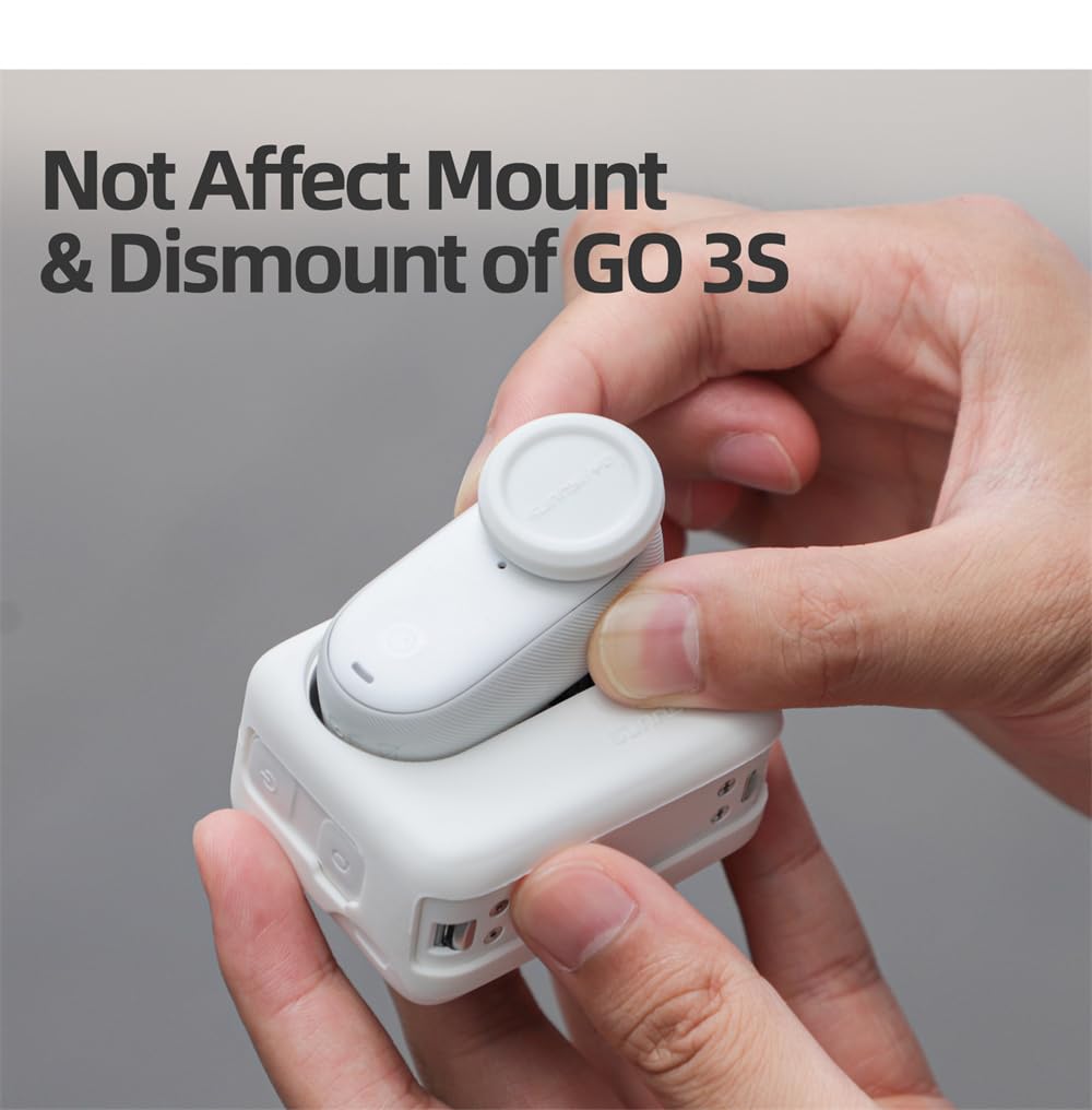 Amazon | for Insta360 GO 3Sケースカバー シリコンケース レンズ 