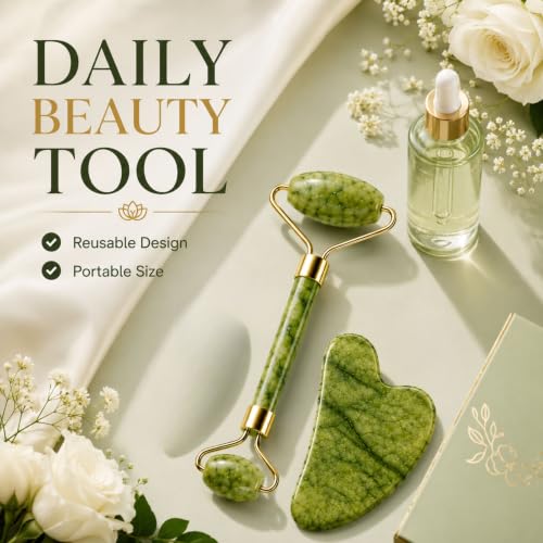 Image of Derma Roller for Hair and Beard Regrowth (0.5MM GuaSha Combo)