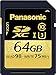 Produktbild Panasonic 64 GB Speicherkarten (ideal für 4K Videos, UHS-I, Class 10, U3, Lesen bis 98 MB/s, Schreiben bis 75 MB/s, robust und langlebig, SmartGuard)