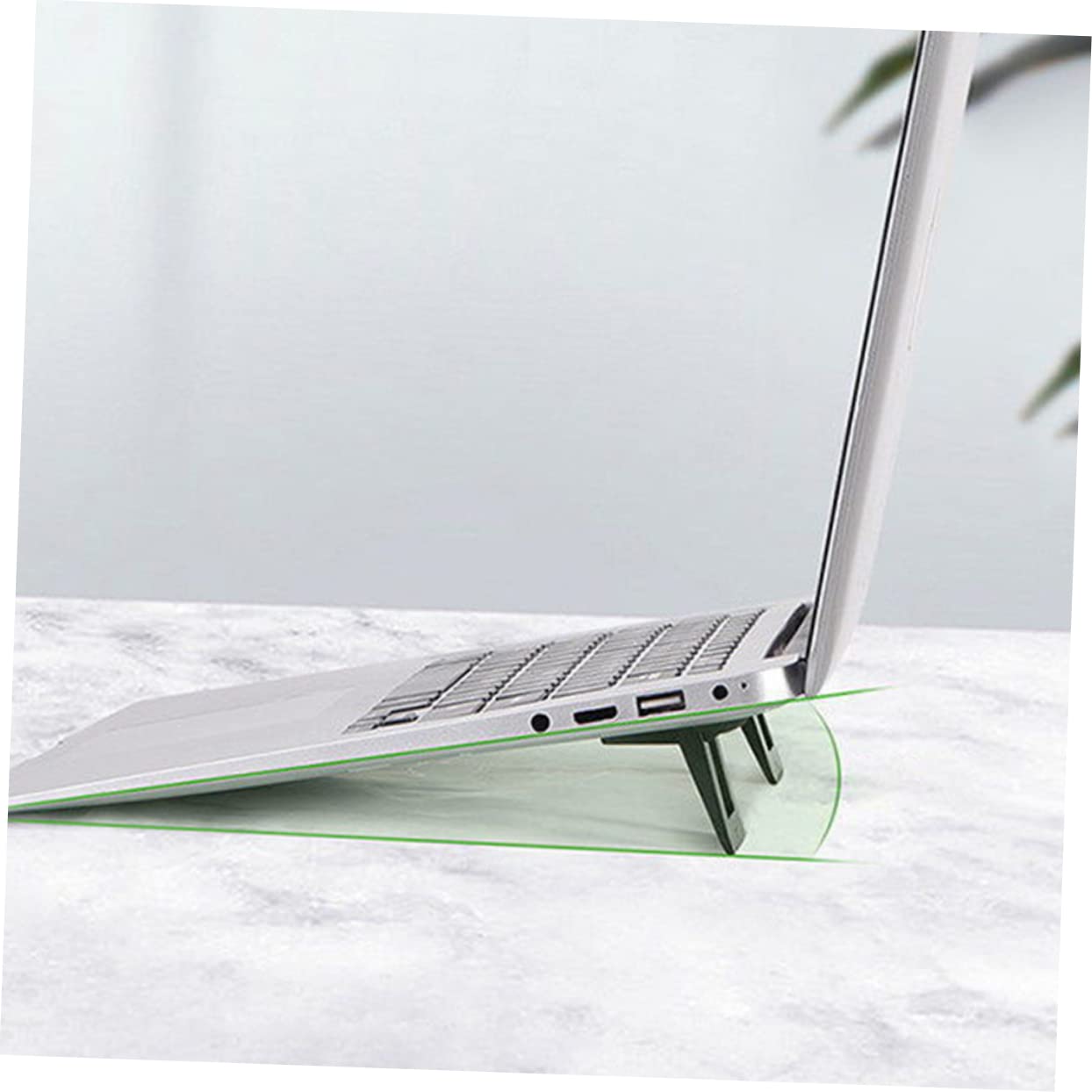 ABOOFAN 5pares Soporte Plegable para Laptop Elevador Ergonómico Diseño Compatible Portátiles y Tablets Mejora La Postura Oficina Biblioteca