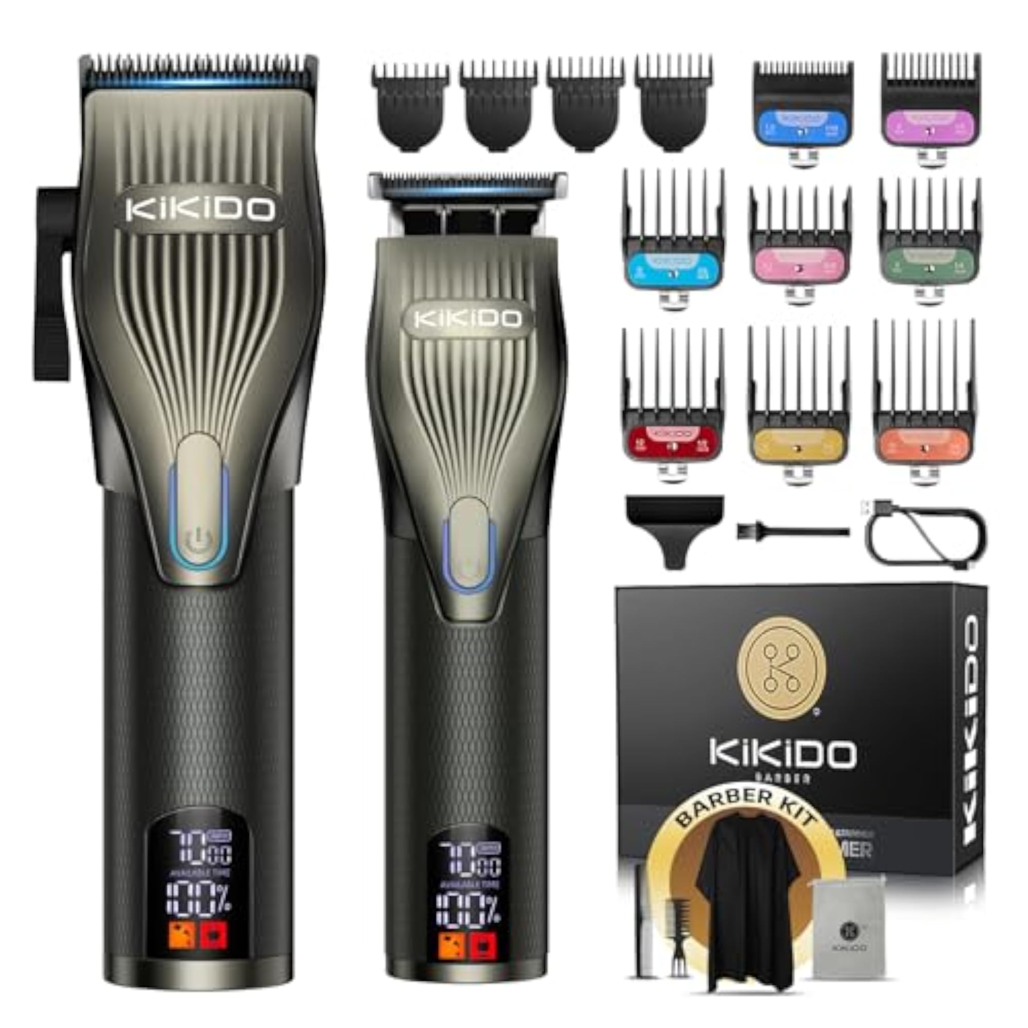 Gun Gold Hair Clippers for Men, Professional Grooming