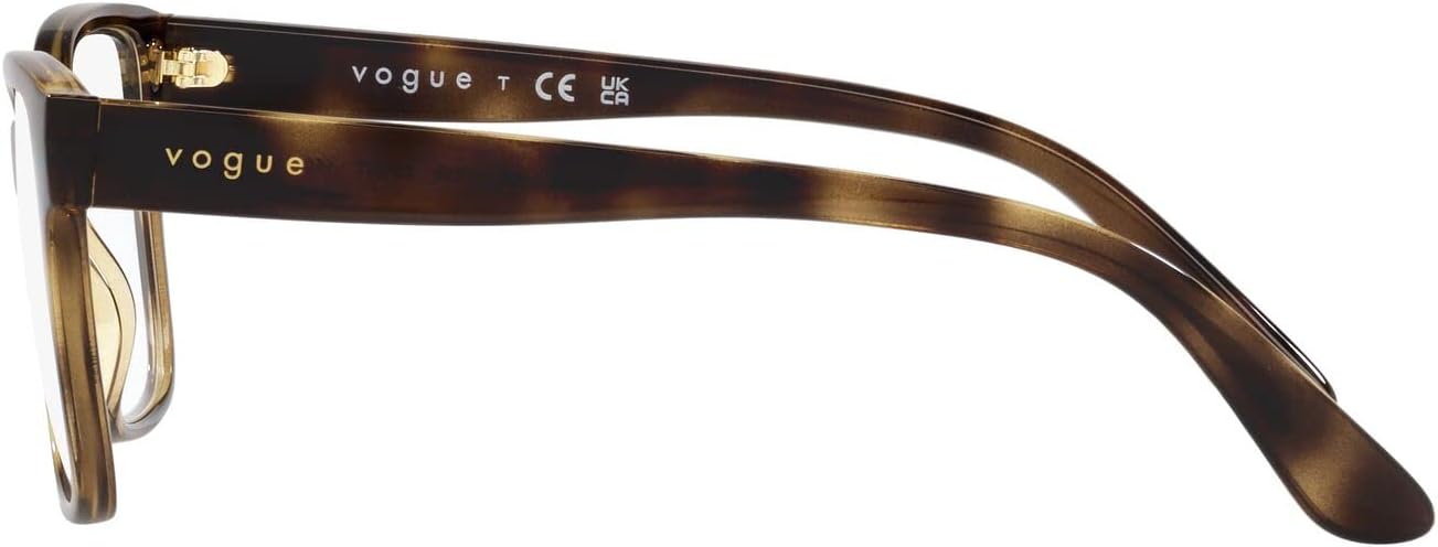 Vogue Eyewear Women's Vo5452 Square Prescription Eyewear Frames Dark Havana/Demo Lens 53 Millimeters image 4 of 7 B0BHJGGB8J