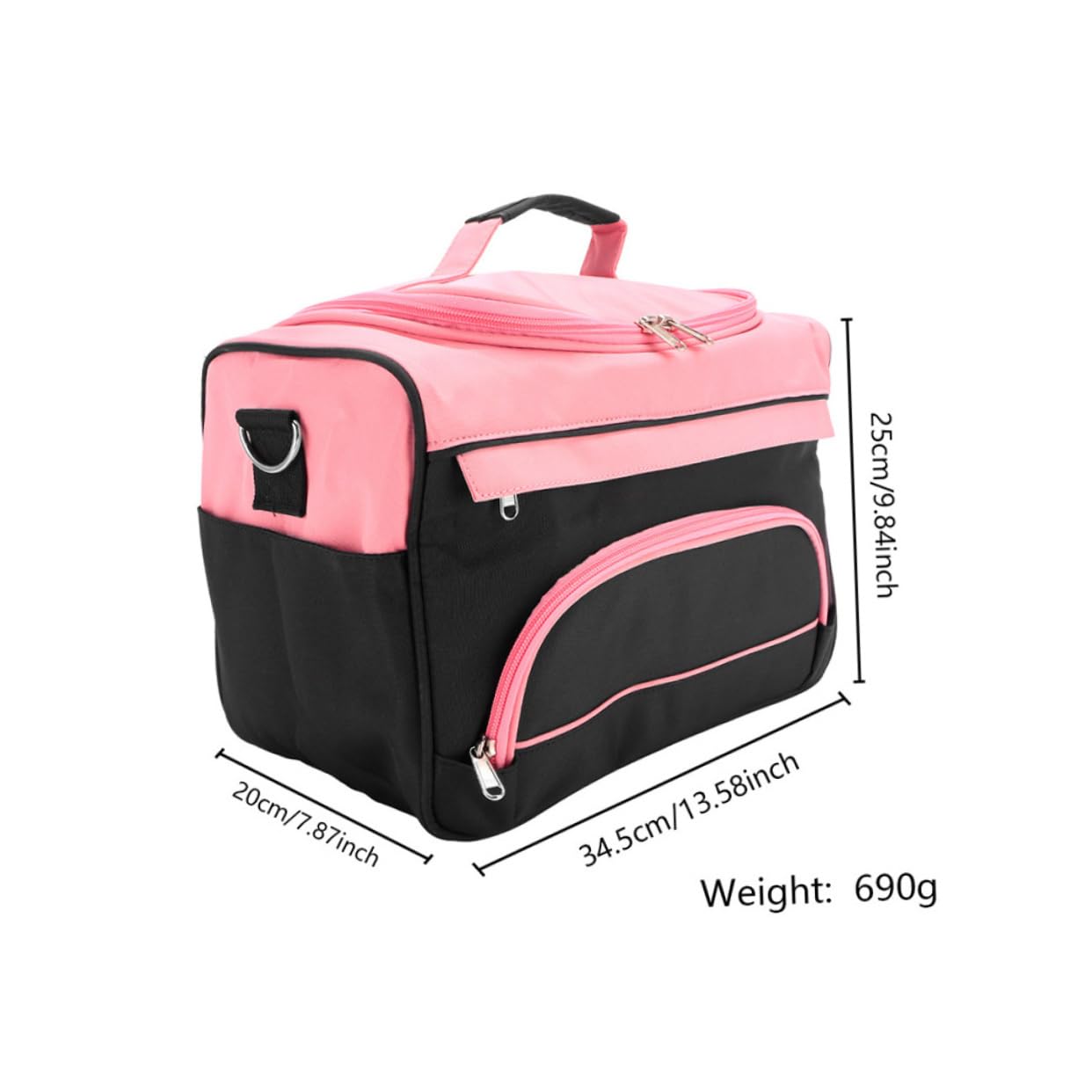 Borsa Organizer Per Parrucchieri e Truccatori Strumenti Multifunzionali Per Borsa Da Viaggio Leggera Oxford Per Saloni e Professionisti Del Settore