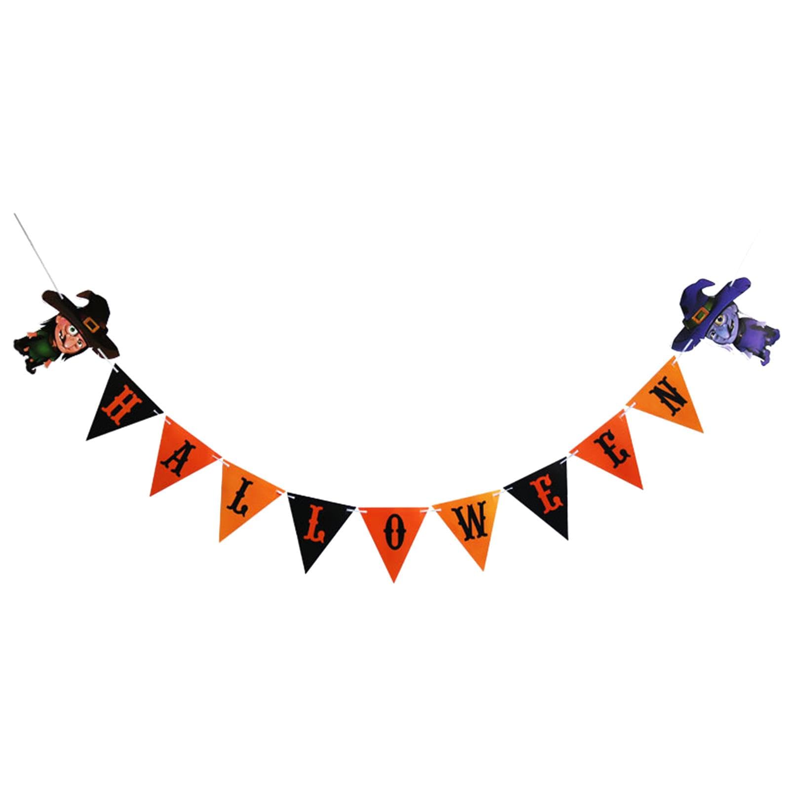 Happy Halloween Banner – Papiergirlande Mit Kürbis-Motiven, Gruselige Deko Für Party & Zuhause