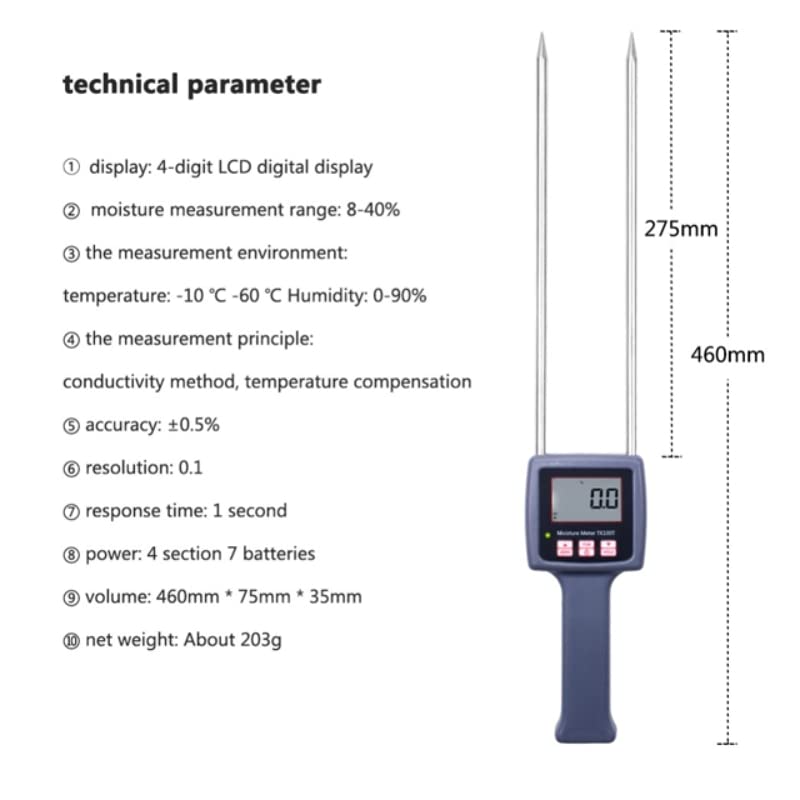 Integrated Measuring Tester Moisture Meter