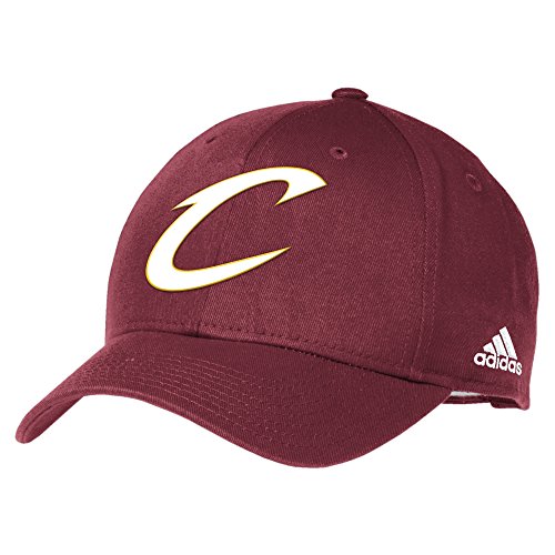 NBA Cleveland Cavaliers Men's Basics Structured Adjustable Hat, One Size, Maroon