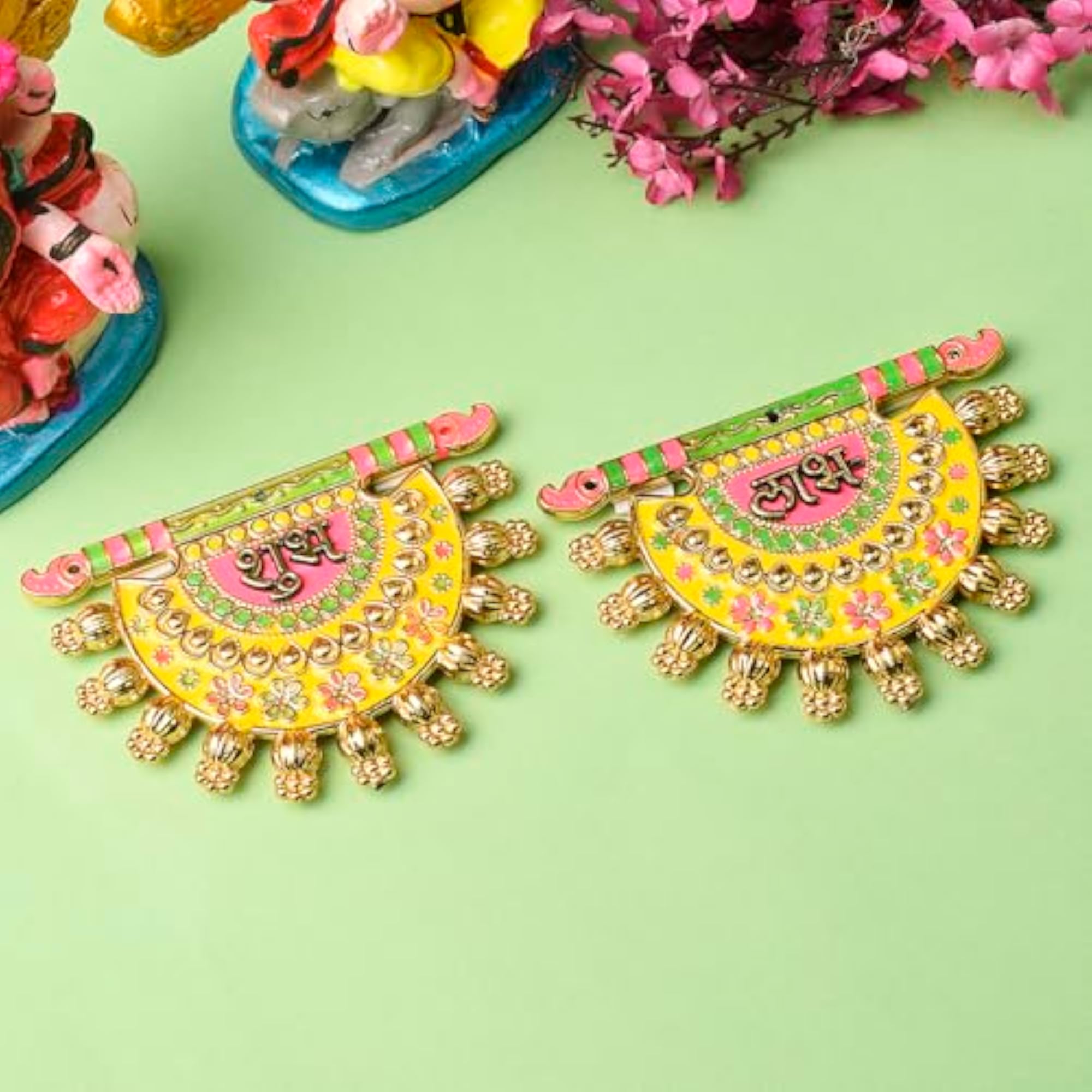 Handcrafted Fancy Shubh Labh Wall Sticker, Designer