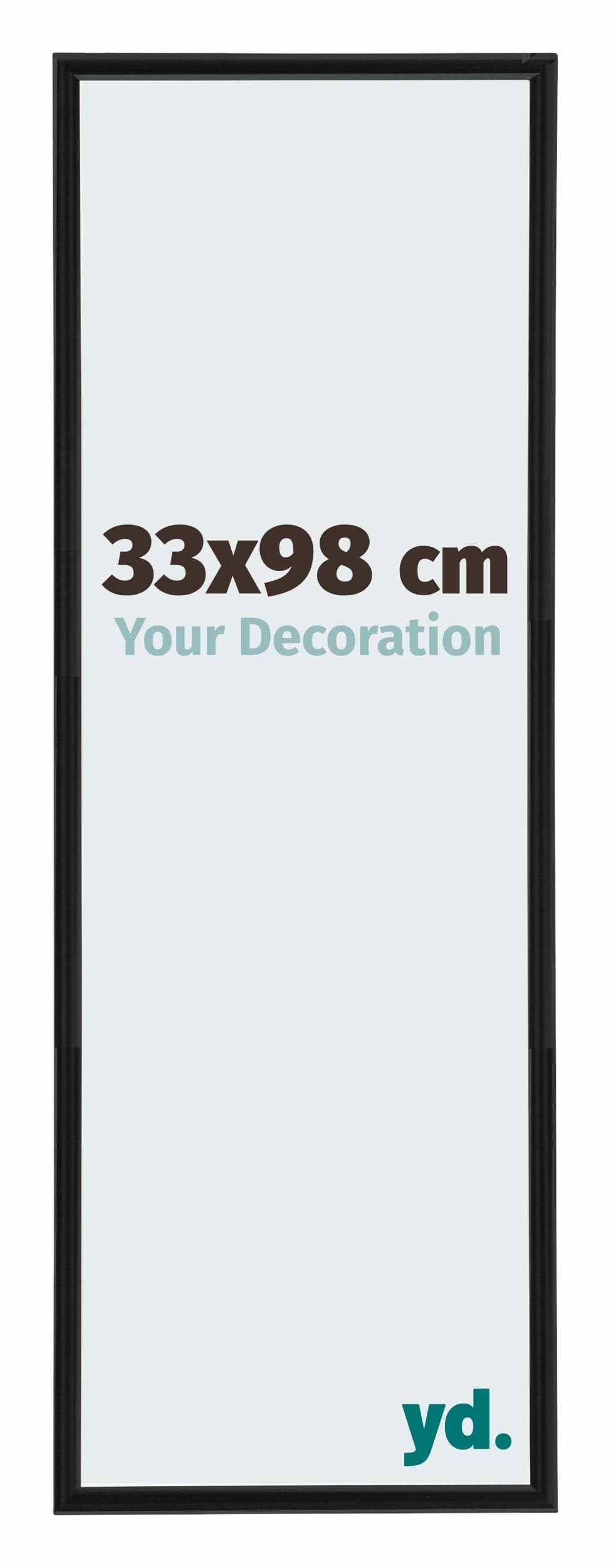 Your Decoration - Puzzle frame 33x98 - Black Matte - Puzzle frame 500-1000 Pieces - Plastic Photoframe - Annecy
