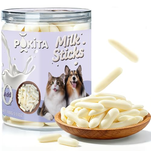Puppy Treats, Freeze-Dried Baked Dog Yogurt Sticks, Natural High Calcium Pet Snacks para Perros y Gatos, 100g