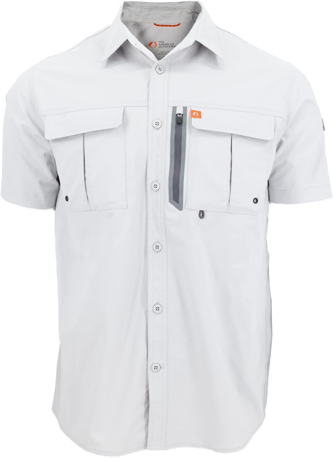 The American OutdoorsmanThe American Outdoorsman Blackfoot River Short Sleeve Performance Fishing Shirt for Men