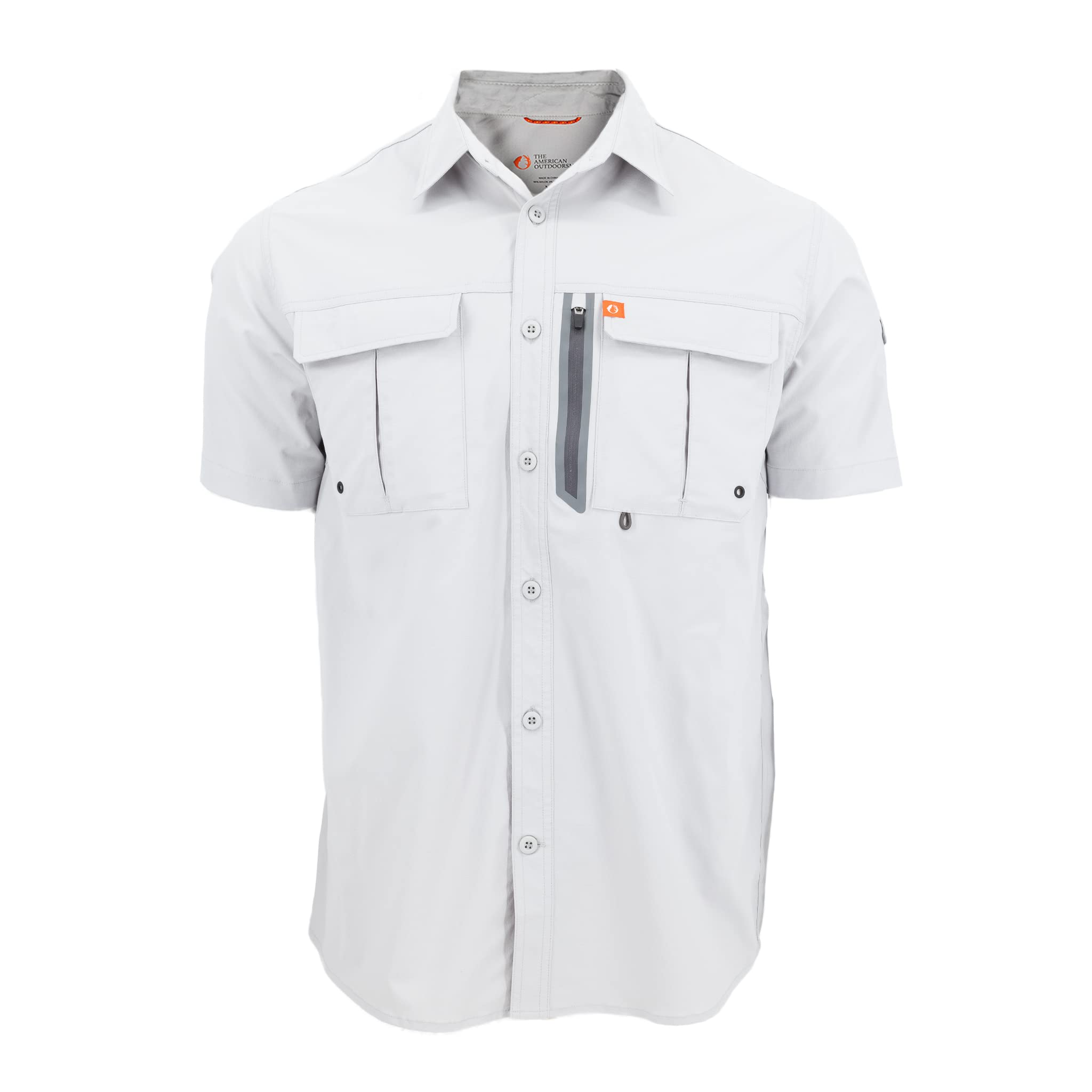 The American OutdoorsmanThe American Outdoorsman Blackfoot River Short Sleeve Performance Fishing Shirt for Men