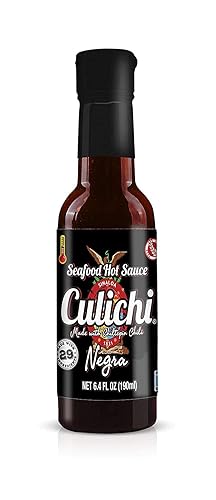 Miniatura 3 de Salsa Culichi (TM) - Salsa oficial habanero y salsa picante salada de mariscos hecha con el famoso chile chiltepin "oro rojo" y negro (salsa