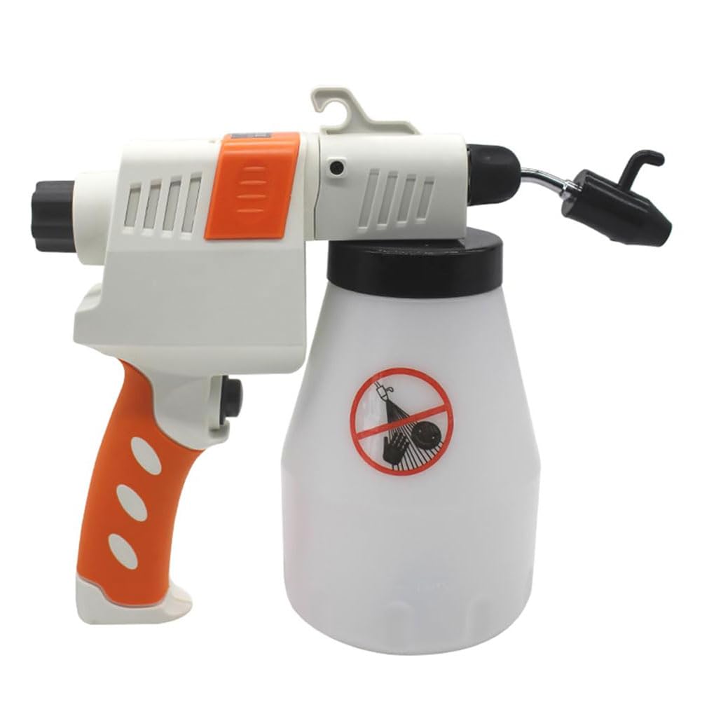 Pistolet de nettoyage textile électrique 65W, pistolet haute pression anti-taches avec buse de pulvérisation à pression réglable, capacité de liquide 750ML pour sérigraphie textile