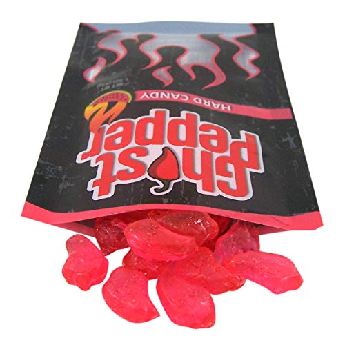 Spicy Ghost Pepper Cherry Flavored Hard Candy, 1.5 Ounce (Cherry)