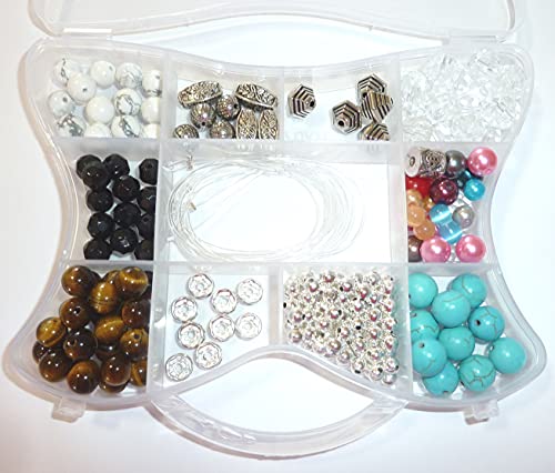 Kit de abalorios con contenedor en forma de lazo y cordón resistente 2