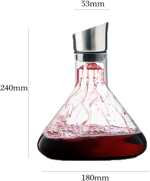 人気カラー再販 ワインデカンタ デキャンタ 鋳像 ガラスボトル ワイン