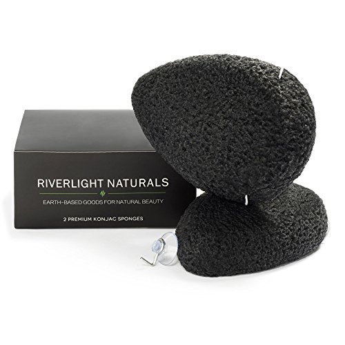 Buy Premium Konjac Sponge By Riverlight Naturals ※ 2 Pack Of Cleansing